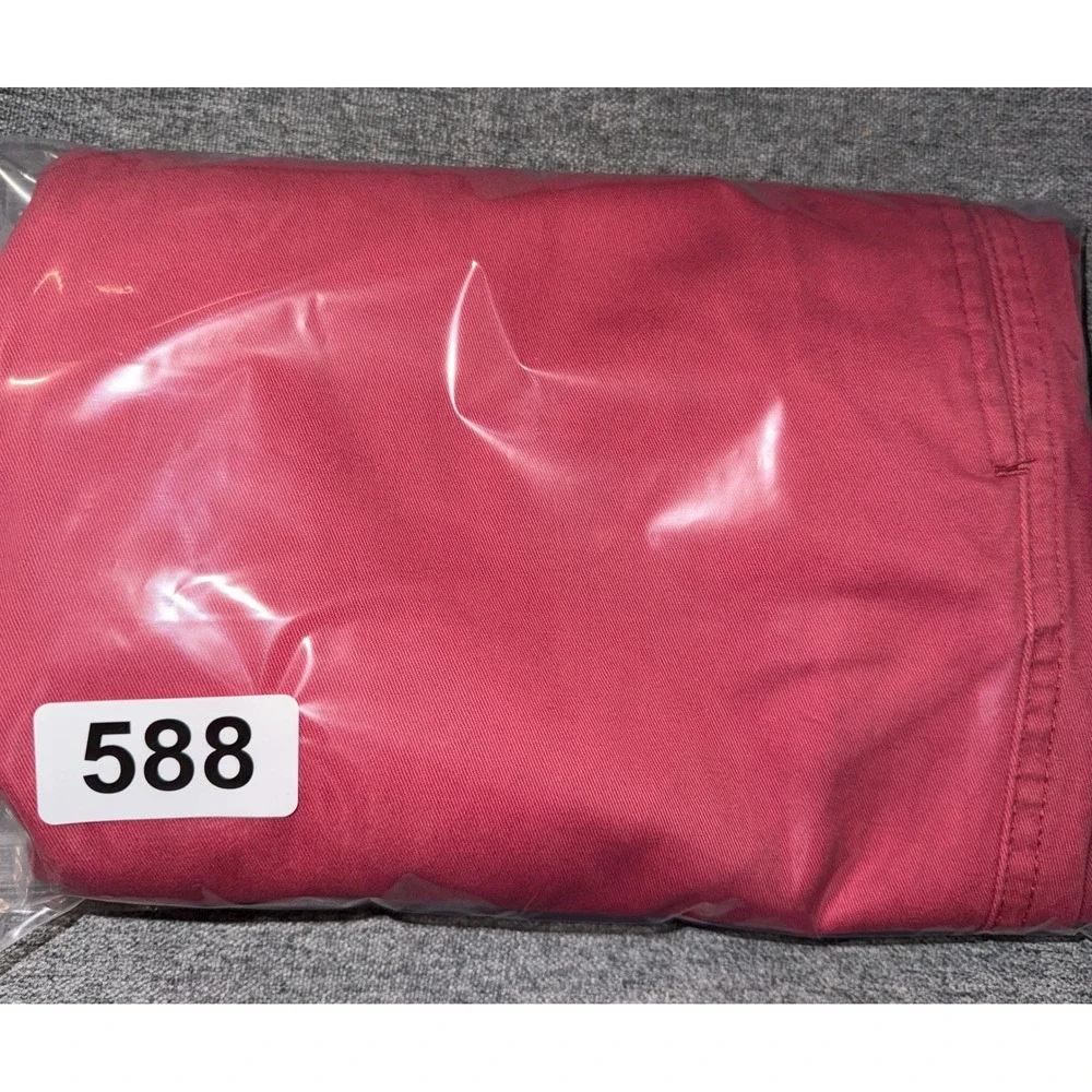 Club Room‎ Chino Shorts Mens Size 36 Red Cotton Casual Preppy